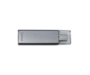 Hama Uni-C Classic lecteur USB flash 256 Go USB Type-C 3.2 Gen 1 (3.1 Gen 1) Anthracite