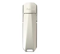 Hama Uni-C Deluxe Clé USB 3.1 - Flash Drive 128 Go, Vitesse jusqu'à 100 Mo/s, Clef avec connecteur USB C, pour PC/Mac - Argenté