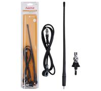 Hama Universal Short Rod Antenna "Flexibel" antenne d'automobile Aile Support de fixation Noir