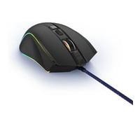 Hama uRage Reaper 210 - Souris - ergonomique - pour droitiers - optique - 6 boutons - filaire - USB - noir Noir G