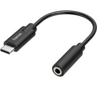 Hama USB 2.0 Adaptateur [1x USB-C® mâle - 1x Jack femelle 3.5 mm] flexible