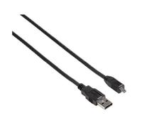 Hama USB 2.0 Cable, 1.8m câble USB 1,8 m USB A Noir