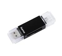 Hama USB 2.0 OTG Lecteur Cartes Basic SD/microSD Noir