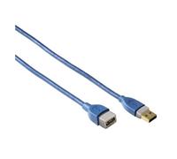 Hama USB 3.0, A plug - A socket, 1.80 m câble USB 1,80 m USB A Bleu
