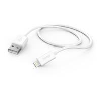 Hama USB A Lightning Charger Cable 1 Metre White 1 m White