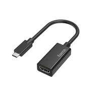 Hama USB C to HDMI Adapter, 4K Ultra HD 30Hz (USB C Adapter for Connecting PC, L