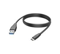 Hama USB C to USB A Charging Cable 3 m Black