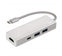 Hama Usb-C USB - Hub 1:3 + HDMI Vers Adaptateur Type C 3.1 Écran TV Beamer PC
