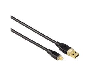 Hama USB Connection câble USB 0,75 m USB A USB B Noir