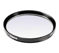 Hama Filtre UV (anti-UV Et Protection, Compensation 2X, Traitement Antireflet, Pour Objectifs D'appareils Photo 49 Mm, O-Haze, Traité) Noir