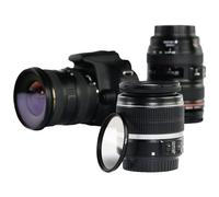 Hama Filtre UV (Anti-UV et Protection, Compensation 2X, Traitement antireflet, pour objectifs d'appareils Photo 52 mm, O-Haze, traité) Noir