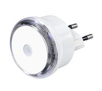 Hama Veilleuse LED Basic (Lampe de nuit LED pour prise de courant, Veilleuse Enfant Prise Electrique, Capteur Crépusculaire, Idéal Chambre Bébé Cuisine Couloir Escalier Salon) Blanc