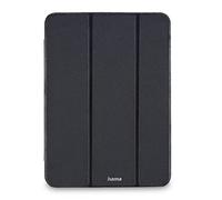 Hama Velvet Coque pour Apple iPad 10,9" (22) - Housse Fonction Chevalet, Protection Fermeture Magnétique, Tissus Velour - Noir
