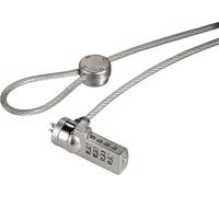 hama Verrou à combinaison pour ordinateur portable 4 chiffres transparent