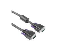 Hama VGA Monitor Cable 15-pin HDD Plug - 15-pin HDD Plug, 3 rows, 5m câble VGA VGA (D-Sub) Noir