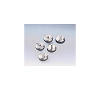 Hama Vis pour appareil photo (5 vis pour accessoires photographiques, longueur 8 mm, filetage A 1/4 ", plastique/métal) Argent