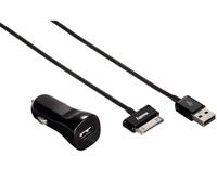 Hama Voiture USB Chargeur Adaptateur 30-Pin pour Samsung Galaxy Tab 1 2 Note Etc