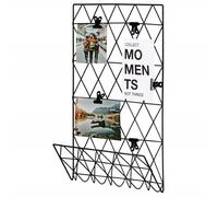 Hama Wandgitter Panneau D'Affichage Gitterwand 30x45cm Photos DIY en Métal Déco