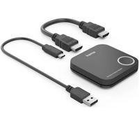 Hama Wireless-Display-Adapter, HDMI™, Full-HD 1080p, inkl. Kabel Système de présentation Full HD sans fil 30 m 1920 x 1080 Pixel