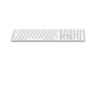 Hama Clavier WK-550 Sans fil (radio/Bluetooth) QWERTZ allemand Blanc Touches multimédia