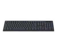 Hama WK-200 radio Clavier allemand, QWERTZ noir touches multimédia