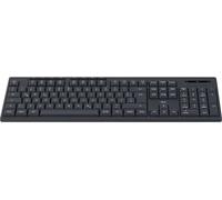 Hama Clavier sans fil WK-200, clavier sans fil, batterie, 8 touches média, noir, QWERTZ DE