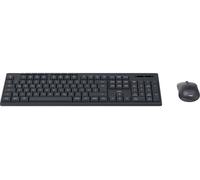 Hama Kit clavier et souris WKM-200 – Sans fil 2,4 GHz – QWERTZ (Allemand) – Noir