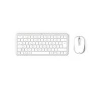 Hama WKM-500 Bluetooth Kit Souris + Clavier Allemand, QWERTZ Blanc