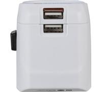 Hama World Travel Adapter Set World Travel Pro Light USB, 3-pin, 2x USB (00223474)