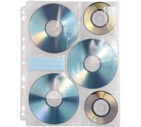 Hama x6 Pochette de classeur CD/DVD 6 CDs/DVDs/disques Blu-ray plastique blanc transparent 10 pc(s) (l x H x P) 238 x 1 x 295 mm