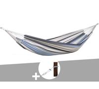 Hamac 1 Place Salsa Marine En Polycoton + Kit Fixation Smartrope - Amazonas Multicolore