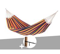 Hamac 3 Places Paradiso Tropical + Kit Attaches T-Strap - Amazonas Multicolore