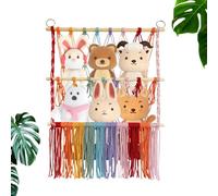 Hamac à 2 couches en bohème pour rangement de jouets - Pour chambre à coucher, chambre d'enfant, salle de jeux, salon, chambre d'enfant, placard, entrée, étagère, fête d'anniversaire