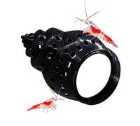 Hamac à Betta - Les Anneaux d'alimentation Flottants pour Petits Poissons,Cave À Crevettes dans L'Aquarium, Spot De Repos, Bûche Betta - pour Eau Douce, sur Le Bureau, Travail à la Maison, Chambre et