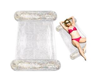 Hamac à Eau - Lit Flottant, hamac, Chaise Longue de Piscine | Radeau Flottant Pliable et étanche pour Piscine, Plage, lac, rivière et Sports Nautiques | Flotteur de Gonflable - Chaise de Relax