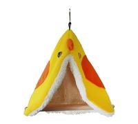 Hamac à fourrure pour oiseaux - Perchoir pour oiseaux - Tente de dessin animé - Couverture pour perroquets - Couverture - Grande balançoire pour perroquet