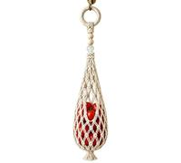 Hamac à fruits sous armoire, support décoratif en corde de coton tissé styl | Cintre à fruits en à accès latéral, pour la maison, la salle de bain, oignon, pomme de terre, banane, Snack, ail