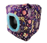 Hamac à oiseaux en peluche à suspendre pour l'hiver chaud maison petits animaux cachette pour hamsters perruches conures cadeaux d'oiseaux