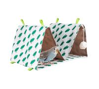 Hamac à oiseaux | Grotte pour perroquet - Jouet d'enrichissement triangulaire à suspendre pour se reposer et jouer à l'intérieur ou à l'extérieur