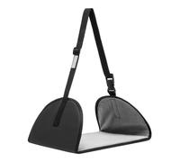 Hamac à pied d'avion | 11.42x9.45 pouces Relvet Airplane Represt | Élingue de pieds réglable | Sous-repose-pied du bureau Swing Dand Support incontournable pour les bureaux à domicile