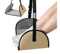 Hamac à pied d'avion | 11.42x9.45 pouces Relvet Airplane Represt | Élingue de pieds réglable | Sous-repose-pied du bureau Swing Dand Support incontournable pour les bureaux à domicile