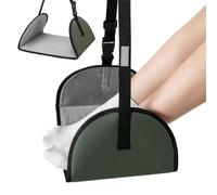 Hamac À Pied De L'avion - 29x24cm De Pied Pour Voyager En Avion, Repose-pieds De Bureau, Longue Élingue De Jambe De Voyage Avec Longueur Réglable | Support Des Jambes Swing Incontournable Pour Les Bur