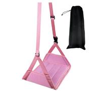 Hamac à pied pour avion, grand repose-pieds de bureau réglable, support de voyage avec base amovible, support de pied confortable, accessoires portables pour vol, maison, 27,5 x 23 cm