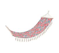 Hamac à suspendre motif fleurs 280x80cm - Collaboration Atmosphera x Cha Cha Pop