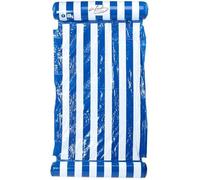 Hamac aquatique - INFACTORY - 130 x 70 cm - Rayures blanches et bleues - Plastique - Résine