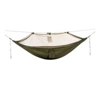 Snugpak Jungle Hamac WGTE avec moustiquaire intégrée - Matériau en nylon, installation facile - Système de suspension en paracorde, protections d'arbres et mousquetons en acier - Sac de rangement