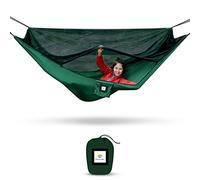 Hamac avec moustiquaire - Tente hamac entièrement réversible sans insectes, espace de couchage extra large, filet anti-insectes et suspension - Changez la façon dont vous campez avec hamac de qualité - Plus de visibilité