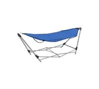 Hamac avec support pliable Bleu