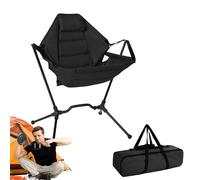 Hamac Balançoire Chaises de Camping Chaises à bascule pliables pour l'extérieur Chaise à bascule d'extérieur portable avec dossier haut Chaises suspendues pliables et réglables Pelouse, Lou
