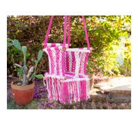 Hamac bébé macramé rosado